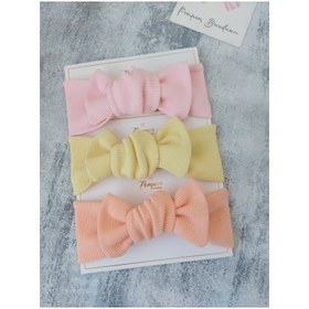 Resim pempem bandana Kız Bebek 3lu Ribana Bandana 
