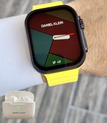 Resim Daniel Klein Android/ios Uyumlu Arama Özellikli Sarı Renk Kordonlu Akıllı Kol Saati ve Bluetooth Kulaklık 