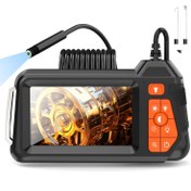 Resim 1pc Endoskop Kamera 4.3" LCD Ekran, 5mm HD Mercek, 6 LED Işık, ABS Malzeme, Ayarlanabilir Yükseklik, Batarya/USB Güçlü, ≤36V, Şarj Edilebilir Lityum Batarya, 0.1 Ölçüm Hassasiyeti, Ev Dekoru, Araba Tamiri, Klima Kontrolü için 