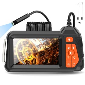 Resim 1pc Endoskop Kamera 4.3" LCD Ekran, 5mm HD Mercek, 6 LED Işık, ABS Malzeme, Ayarlanabilir Yükseklik, Batarya/USB Güçlü, ≤36V, Şarj Edilebilir Lityum Batarya, 0.1 Ölçüm Hassasiyeti, Ev Dekoru, Araba Tamiri, Klima Kontrolü için 