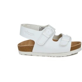 Resim Vicco Last Metalik Unisex Bebe Beyaz Sandalet 