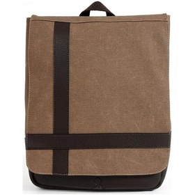 Resim Baginn Kadın Sırt Çantası 35 22 Cm Kanvas Kumaş Laptop Bölmeli Business Sırt Çantası Okul Çantası Mega Bag Vizon 
