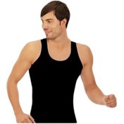 Resim 3 Adet Erkek % 100 Pamuk Likralı Sporcu Atleti (Rambo Atleti) 