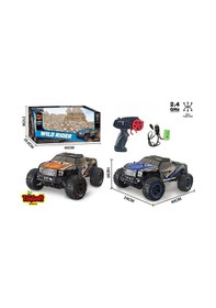 Resim Şarjlı 1:10 Rc Dev Off-road Araba 15km/h Hızlı Arazi Aracı 40 Cm - Turuncu 