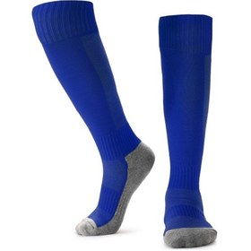 Resim Skycıty Çocuk Nefes Alabilir Futbol Çorapları, Uzun Konçlu Diz Üstü Spor Çorapları 8-14 Yaş Erkek Ve Kız Çocukları İçin Çok Renkli 