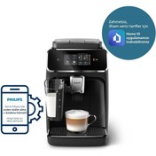 Resim Philips Tam Otomatik LatteGo Espresso Makinesi, 2300 Serisi, SilentBrew Teknolojisi,Siyah Krom 