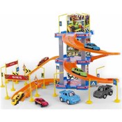 Resim Tıfıl Toys Otopark Oyun Seti 3 Katlı Metal Arabalı 41 Parça Süper Garaj Seti 