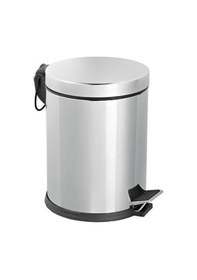 Resim Duxxa Çöp Kovası Pedallı / 5 Lt P.640005v Krom 