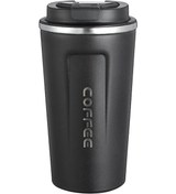 Resim Ranyeek Akıllı Sıcaklık Gösteren 304 Çelik Termos Bardak - Dokunmatik Ekranlı, Çift Katlı Vakumlu, 510ml Siyah, Araç/seyahat Uygun Siyah 