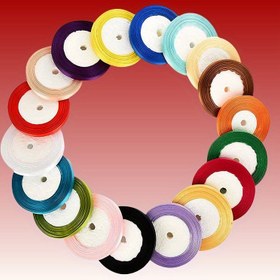 Resim Tüm Amaçlı, Şık Beyaz Saten Kurdele Rulosu - 22m x 0.24" | DIY El İşleri, Dikiş, Fiyoğlar & Hediye Paketleme için Mükemmel 