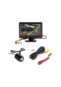 Resim Rose 4.3 İnç Monitör Araç Geri Görüş Park Kamerası Seti 