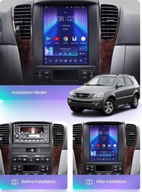 Resim Kia Sorento Tesla 2002/2006 8gb Ram 64gb Hafıza Carplay Kamera Android Multimedya 9" 