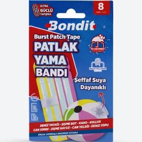 Resim Badem10 Suya Dayanıklı 8 Adet Patlak Yama Bandı Deniz Yatağı Deniz Topu Şişme Havuz Tamir Bandı 