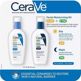 Resim Cerave Yüz Nemlendirici Gündüz Losyonu SPF30 89 ML + Yüz Nemlendirici Gece Losyonu 89 ML 