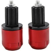 Resim Hightower Kırmızı 22mm Evrensel Motosiklet Gidon Koruma Tıpası Alaşım Kapak 