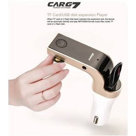 Resim Bluetooth Araç Kiti Carg7 Fm Transmitter Micro Sd Usb Girişli Aux 