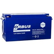 Resim ORBUS 12 VOLT 150 AMPER KARBON JEL AKÜ DERİN DÖNGÜ DEEP CYCLE 