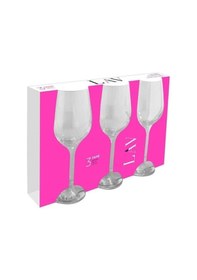 Resim Lavv Lal 3'lü Ayaklı Bardak - 330 Ml Renkli 
