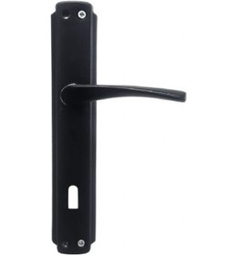 Resim Nokta Bravo Ekonomik Ucuz Siyah Oda Kapı Kolu 