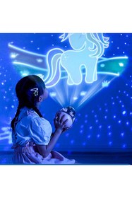 Resim My Reality Fashion Uyku Arkadaşı Galaksi Çok Figürlü Projektör Gece Lambası 