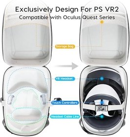 Resim Mytrix Playstation VR2 ile Uyumlu Taşıma Çantası 
