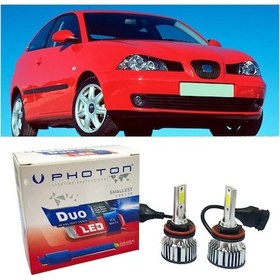 Resim Seat İbiza Led Xenon Uzun Far Ampulü H3 Duo Yeni Seri Beyaz 2003-2009 