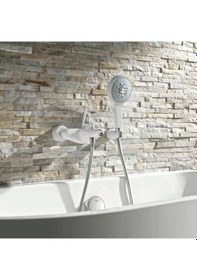 Resim Grohe Eurodisc Joy Tek Kumandalı Banyo Bataryası - 23431Ls0 Beyaz 
