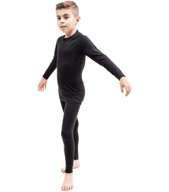 Resim The Don Siyah Renk Erkek Çocuk Termal İçlik Alt (9-14 Yaş) 