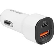 Resim S-Link SL-EC35PD 3.4A iPhone Uyumlu Lightning Hızlı Şarj 18W + USB Qc3.0 Apple iPhone Uyumlu Araç Şarj Cihazı 