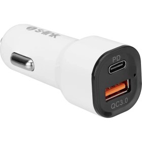 Resim S-Link SL-EC35PD 3.4A iPhone Uyumlu Lightning Hızlı Şarj 18W + USB Qc3.0 Apple iPhone Uyumlu Araç Şarj Cihazı 