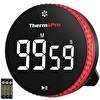 Resim ThermoPro TM04 Akıllı Dijital Mıknatıslı Ledli Alarmlı 100dk Profesyonel Kronometre Zamanlayıcı 