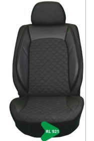Resim K-Design ELİT JAKAR YASTIKLI KOLTUK KILIFI TİCARİ SERİSİ SİYAH RL921 