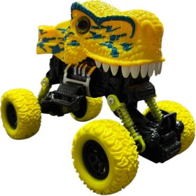 Resim Prlk Toys Dinozor Tırmanıcı Büyük Ayak Kurtarma Arabası Sarı 