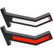 Resim Shineyee 2x Römork Led Yan Işaretleyici Aydınlatma Anahat Işaretleyici Kamyon Işık Van Römork 12-2 