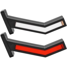 Resim Shineyee 2x Römork Led Yan Işaretleyici Aydınlatma Anahat Işaretleyici Kamyon Işık Van Römork 12-2 