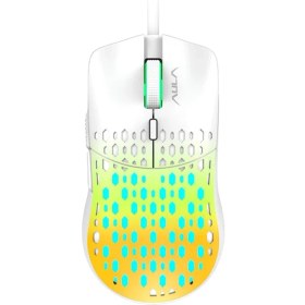 Resim Aula S11 Pro 3600DPI Rgb Optik Gaming Mouse Sarı 