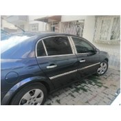 Resim Seda Dizayn Oto Opel Vectra C Set Cam Çevre Tam Tur Kapı Direği 14 Parça Paslanmaz Çelik 2002 - 2008 