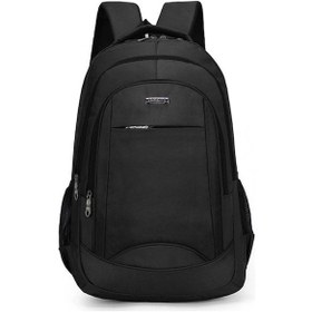Resim Honmex Erkek Kadın Anti-hırsızlıklı 15.6" Laptop Sırt Çantası Üniversite Seyahat Okul Çantası Siyah Kırmızı Lacivert Nilon Çok Renkli 