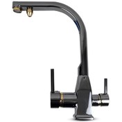 Resim Su Arıtma Cihazı İçin 3 Yolluk Füme Musluk 