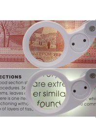 Resim 40 Kez Çift Led Lamba Katlanır Büyüteç Yeşim Takı Koleksiyonu Ve Takdiri İçin Uygundur Yeniden Kullanılabilir Siyah 