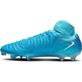 Resim Nike Phantom Luna Iı Elite Fg Mens Football Shoes Cream Profesyonel Erkek Krampon Mavi Mavi 