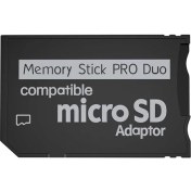 Resim Misda Store Memory Stick Pro Duo To Micro Sd Kart Adaptör – Psp 1000/2000/3000 Uyumlu – Dönüştürücü Adaptör 