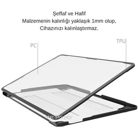Resim Apple Uyumlu MacBook Air 13.6 İnç M2-m3, Tpu Outdoor A2681 A3113 İle 001 