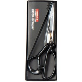 Resim Terzi Makası Siyah Metal Saplı 8 Numara 