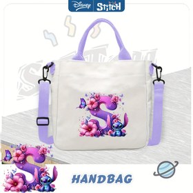 Resim Kadınlar için Disney Stitch Çapraz Vücut Çantası - Ayarlanabilir Omuz Askısı, Telefon Cebi, Canlı Stitch ve Mor Desenli, Günlük Kullanım, Doğum Günleri, Düğün Hediyeleri İçin Mükemmel, Kaliteli El Çantası 