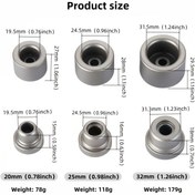 Resim 3 adet PE PPR Sıcak Yapıştır Kaynak Kalıbı Seti - Model 20/25/32Mm/Altıgen Anahtar/3 Vida | Nefes Alabilir ve Anti-Engelleme | Dayanıklı Alaşım | Kalınlaştırılmış Yapışmaz Boru, Kaynak Kalıbı, Boru Mühendisliği, Endüstriyel Kaynak Aksesuarları için Uygun 