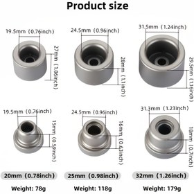 Resim 3 adet PE PPR Sıcak Yapıştır Kaynak Kalıbı Seti - Model 20/25/32Mm/Altıgen Anahtar/3 Vida | Nefes Alabilir ve Anti-Engelleme | Dayanıklı Alaşım | Kalınlaştırılmış Yapışmaz Boru, Kaynak Kalıbı, Boru Mühendisliği, Endüstriyel Kaynak Aksesuarları için Uygun 