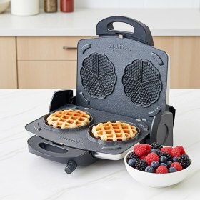 Resim Sermelex 3000 Duo Waffle ve Tost Makinesi 2'si 1 Arada (Inox) 