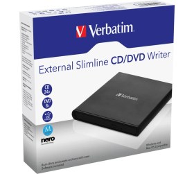 Resim Verbatim External Slımlıne Cd/dvd Wrıter USB 2.0 