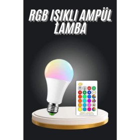 Resim Marsilyan Ambiyans Aydınlatma Rgb LED Lamba Kumandalı Renk Değiştirebilen 